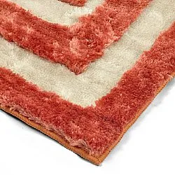 Shaggy rugs - Karbala (cream/red)