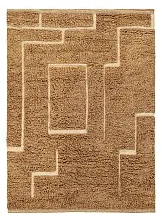 Shaggy rugs - Kiberg Hand Woven Wool Shaggy (beige)