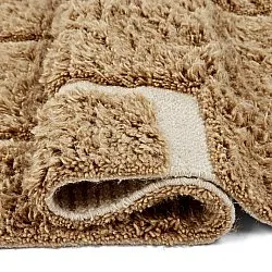 Shaggy rugs - Kiberg Hand Woven Wool Shaggy (beige)