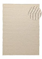 Wool rug - Larkana (beige/white)