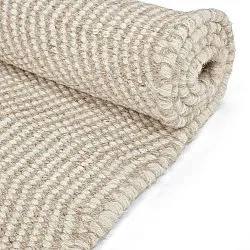 Wool rug - Larkana (beige/white)