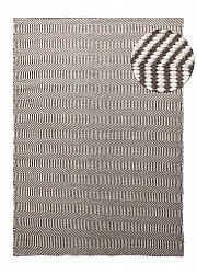 Wool rug - Larkana (brown/white)