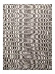 Wool rug - Larkana (brown/white)