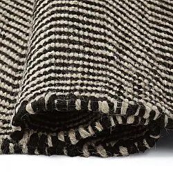 Wool rug - Larkana (beige/black)