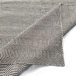 Wool rug - Larkana (brown/white)