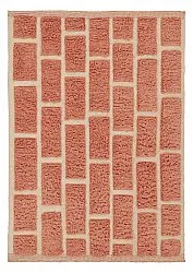 Shaggy rugs - Leknes Hand Woven Wool Shaggy (terracotta)