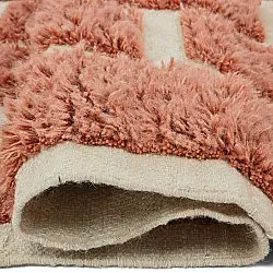 Shaggy rugs - Leknes Hand Woven Wool Shaggy (terracotta)