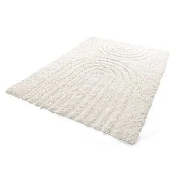 Shaggy rugs - Lindos Natural Cotton Shaggy (white)
