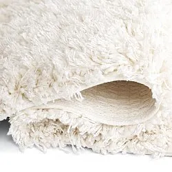 Shaggy rugs - Lindos Natural Cotton Shaggy (white)