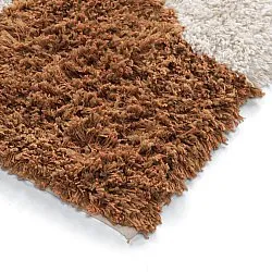 Shaggy rugs - Kalymnos Natural Cotton Shaggy (off-white/ochre)
