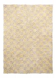 Shaggy rugs - Methoni Check Cotton Shaggy (cream/light yellow)