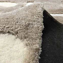 Shaggy rugs - Palmyra (beige/white)