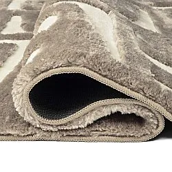 Shaggy rugs - Palmyra (beige/white)