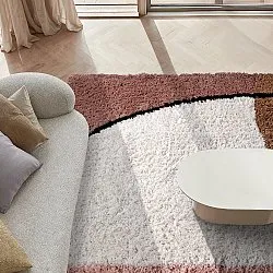 Shaggy rugs - Perast Natural Cotton Shaggy (multi)