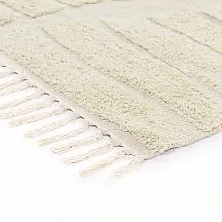 Shaggy rugs - Rani Natural Cotton Shaggy (beige)