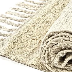 Shaggy rugs - Rani Natural Cotton Shaggy (beige)