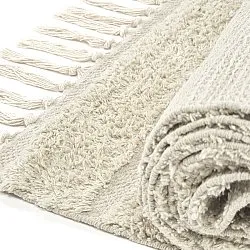 Shaggy rugs - Rani Natural Cotton Shaggy (off-white)