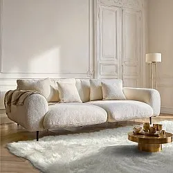 Shaggy rugs - Sohar (white)