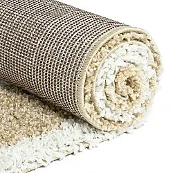 Shaggy rugs - Tamri (beige/white)