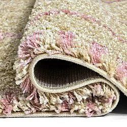 Shaggy rugs - Tiznit (beige/pink)