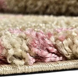 Shaggy rugs - Tiznit (beige/pink)