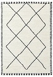 Shaggy rugs - Tiznit (white/black)