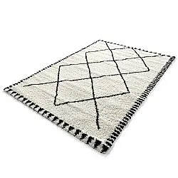 Shaggy rugs - Tiznit (white/black)