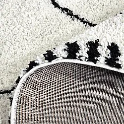 Shaggy rugs - Tiznit (white/black)