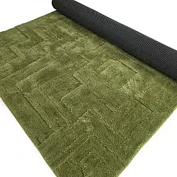 Shaggy rugs - Tripoli (moss green)