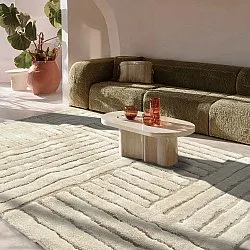 Shaggy rugs - Tyros (beige/cream)