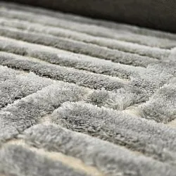 Shaggy rugs - Tyros (cream/grey)