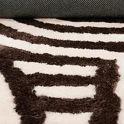 Shaggy rugs - Volos (cream/brown)