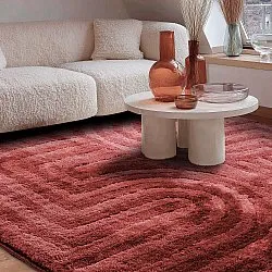 Shaggy rugs - Volos (red/pink)