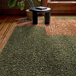 Shaggy rugs - Zagora (green/orange)