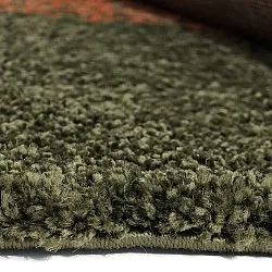 Shaggy rugs - Zagora (green/orange)