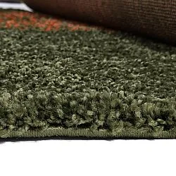 Shaggy rugs - Zagora (green/orange)