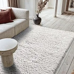 Shaggy rugs - Combarro Solid Cotton Shaggy (cream)
