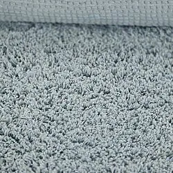 Shaggy rugs - Combarro Solid Cotton Shaggy (light blue)
