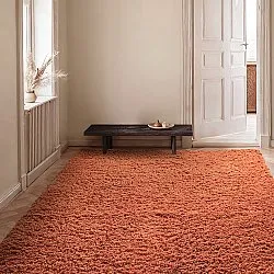 Shaggy rugs - Combarro Solid Cotton Shaggy (light orange)