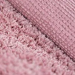 Shaggy rugs - Combarro Solid Cotton Shaggy (light pink)
