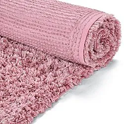 Shaggy rugs - Combarro Solid Cotton Shaggy (light pink)