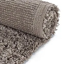 Shaggy rugs - Combarro Solid Cotton Shaggy (taupe)