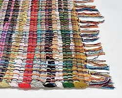 Rag rug - Sadon (orange/multi)