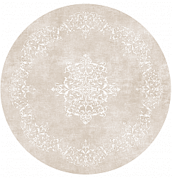 Round rug - Santi (beige/white)