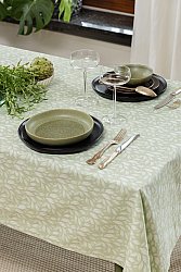 Cotton tablecloth Satu (green)
