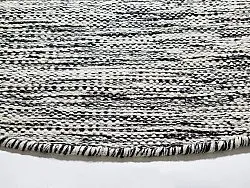 Round rug - Savona (black/white)