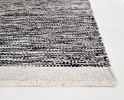Wool rug - Savona (black/white)
