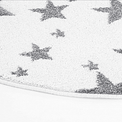 Childrens rugs - Bueno Stars Round (white)