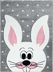 Childrens rugs - Bueno Rabbit (grey)
