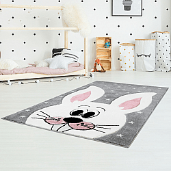 Childrens rugs - Bueno Rabbit (grey)